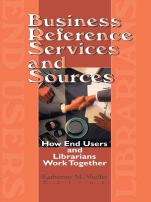 cover image of Business Reference Services and Sources